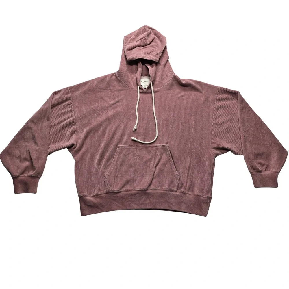 American Eagle Y2K Aesthetic Hoodie Pullover Mauve M - Picture 2 of 11